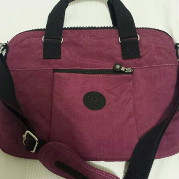 Kipling Handbags - Kipling Magenta Laptop Bag in Excellent Condition